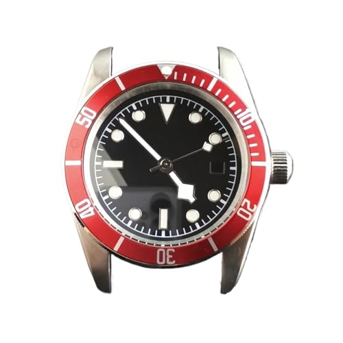 Lasitech 1PC 41mm FIT M8215 Bewegung/Zifferblatt Herren Stahlgehäuse Uhr Zubehör Armband Band Box Saphirglas(7 no Movement) von Lasitech