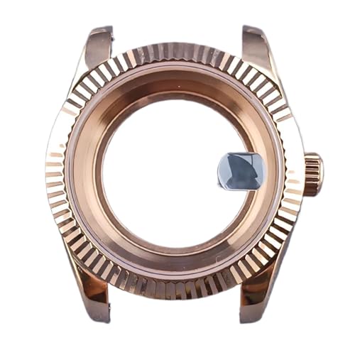Lasitech 1PC Herren wasserdicht Edelstahl Uhr Zubehör Flache Lupe Saphir 39mm Miyota8285 Bewegung(1619-2) von Lasitech