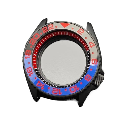 Lasitech 1pc Fall for NH35 42mm Herren Uhr Stahl Schwarz NH36 Bewegung Zubehör Saphir 22mm Band(3 Matte Black) von Lasitech