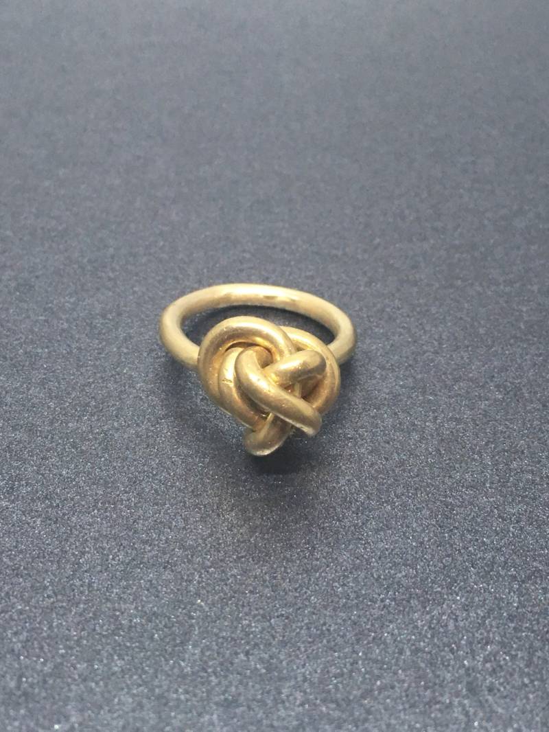 Eternity Knotenring Aus Messing Eternity Knotenring Aus Messing von LaskiJewelry