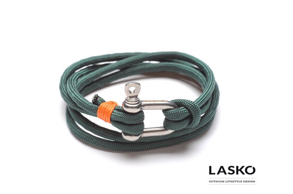 Doppeltes Armband Mit Grünem Wald & Silberner Grille, Unisex-Armband Im Marine-stil, Abenteuerarmband Für Männer Und Frauen, Kletterarmband Doppeltes Armband Mit Grünem Wald & Silberner Grille, Unisex-Armband Im Marine-stil, Abenteuerarmband Für Männer Und Frauen, Kletterarmband von LaskoLifestyle