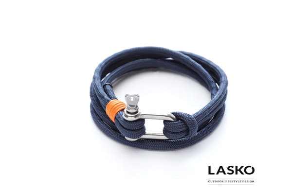 Marineblaues & Silbernes Doppelarmband Mit Fesseln, Unisex-Armband Im Marine-Stil, Armband Maritimen Stil Für Männer Und Frauen, Kletterarmband Marineblaues & Silbernes Doppelarmband Mit Fesseln, Unisex-Armband Im Marine-Stil, Armband Maritimen Stil Für Männer Und Frauen, Kletterarmband von LaskoLifestyle