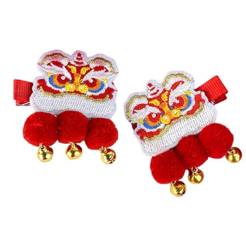 Chinesischer Drachen-Jahr-Haarspange für Mädchen, Festival, Hanfu-Kostüm, Haarnadel, Pferdeschwanzhalter, Frühlingsfest, Haar-Accessoires, Mädchen, Haarschmuck von Laspi