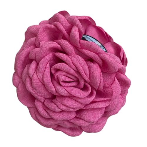 Haarklammer für Prinzessin, Kamelie, 3D-Rose, Haarspangen, Blumenschmuck, Haarnadel, Rosenverzierung, Haarklammer für Damen von Laspi