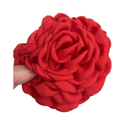 Haarklammer für Prinzessin, Kamelie, 3D-Rose, Haarspangen, Blumenschmuck, Haarnadel, Rosenverzierung, Haarklammer für Damen von Laspi