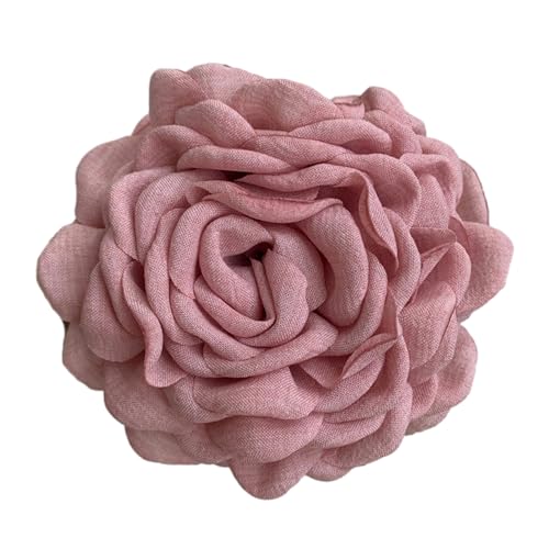 Haarklammer für Prinzessin, Kamelie, 3D-Rose, Haarspangen, Blumenschmuck, Haarnadel, Rosenverzierung, Haarklammer für Damen von Laspi