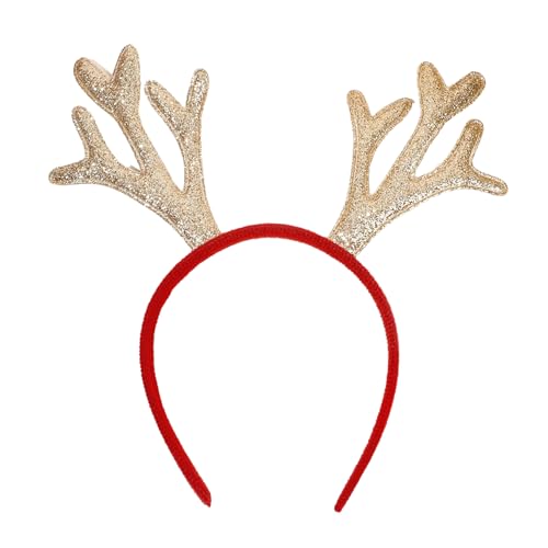 Hirschgeweih Haar Weihnachten Stirnband Haarband Kopfbedeckung Party Haarschmuck für Mädchen Frauen Fotografie Requisiten Hirschgeweih Haar Weihnachten Stirnband Haarband Kopfbedeckung Party von Laspi