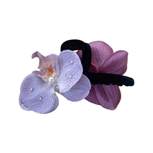 Trendige Schmetterlings-Blumen-Haarklammer, vielseitig und stabil, niedlicher Kunststoff-Blumen-Haarklammer für Damen und Mädchen, hebt sich von den anderen ab von Laspi