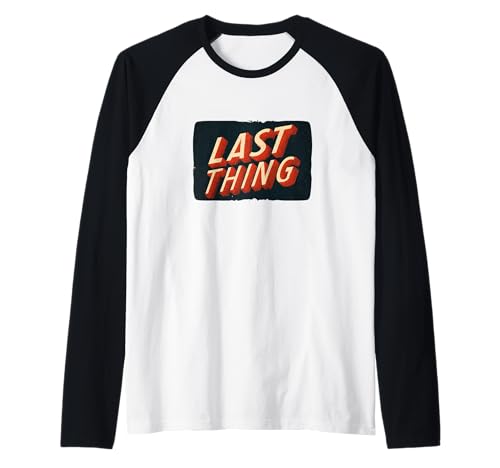Amazing Last Thing Statement Kostüm für Jungen und Mädchen Raglan von Last Thing Outfit