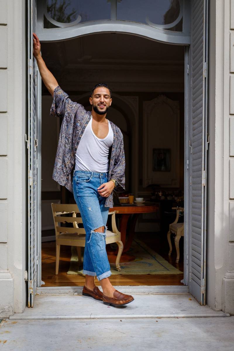 Herren Vintage-Kimonojacke Aus Seide - Kurzer, Fließender Kimono Im Boho-Chic-stil Herren Vintage-Kimonojacke Aus Seide - Kurzer, Fließender Kimono Im Boho-Chic-stil von LatelierDeSonja