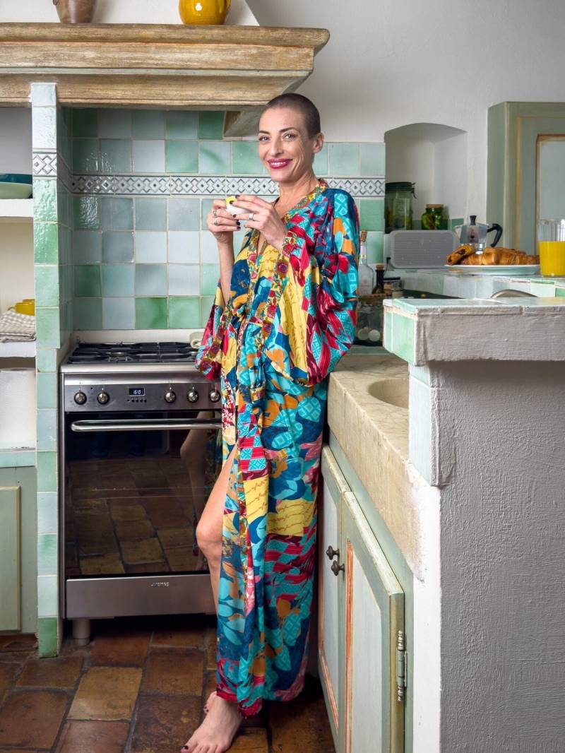 Langer Vintage-Kimono Aus Seide - Hausmantel Mit Gürtel Vintage-Bademantel Langer Vintage-Kimono Aus Seide - Hausmantel Mit Gürtel Vintage-Bademantel von LatelierDeSonja