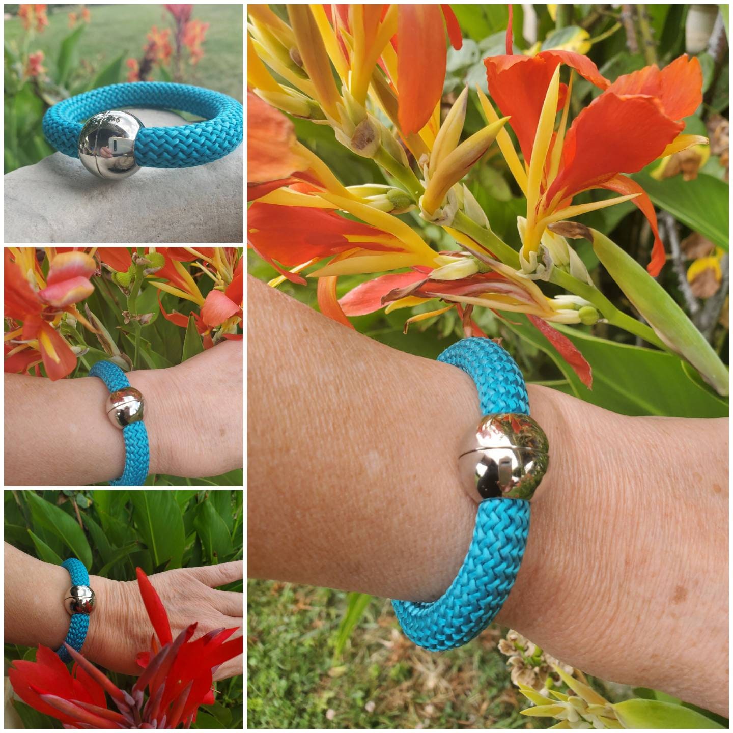 Türkisfarbenes Seilarmband, Weihnachtsgeschenkidee Zum Geburtstag, Für Ehefrau, Mama, Schwester, Freundin, Freundin Türkisfarbenes Seilarmband, Weihnachtsgeschenkidee Zum Geburtstag, Für Ehefrau, Mama, Schwester, Freundin, Freundin von LatelierdeDameNature
