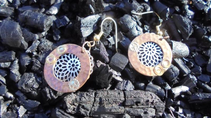 Handgemachte Kupfer Ohrringe Handgemachte Kupfer Ohrringe von LatemSkrow