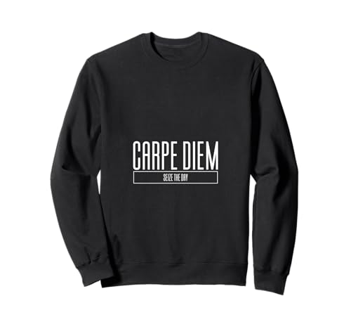 Carpe Diem Seize The Day Latein Männer Frauen Kinder Geschenk Sweatshirt von Latin Classical Quotes