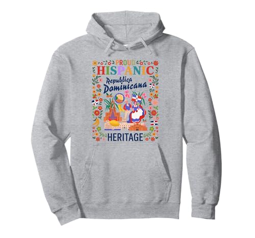 Dominikanische hispanische Erbe Monatsflagge Frauen Idee Dominicano Pullover Hoodie Dominikanische hispanische Erbe Monatsflagge Frauen Idee Dominicano Pullover Hoodie von Latin Hispanic Heritage Kids Idea For Boys & Girls