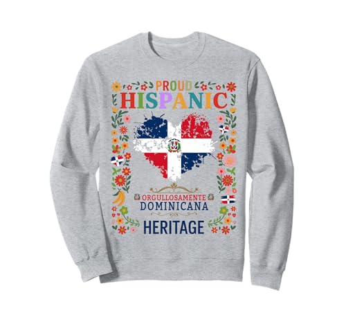 Dominikanische Republik Idea Kids & Herencia Hispánica Dominicana Sweatshirt Dominikanische Republik Idea Kids & Herencia Hispánica Dominicana Sweatshirt von Latin Hispanic Heritage Month Ideas For Women