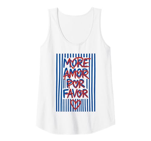 Damen More Amor Por Favor Lustiges spanisches Liebeszitat Tank Top Damen More Amor Por Favor Lustiges spanisches Liebeszitat Tank Top von Latin Quotes Funny Spanish Amor Por Favor Tee
