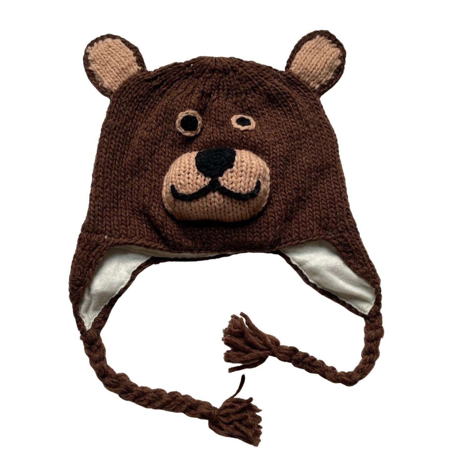 Valentinstag Geschenk Braunbär Mütze | Wintermütze Für Kleinkinder Jungen Oder Mädchen Skimütze |Photo Prop Erwachsene Hut Gestrickte Tiermütze von LatinAmericanBoutiq