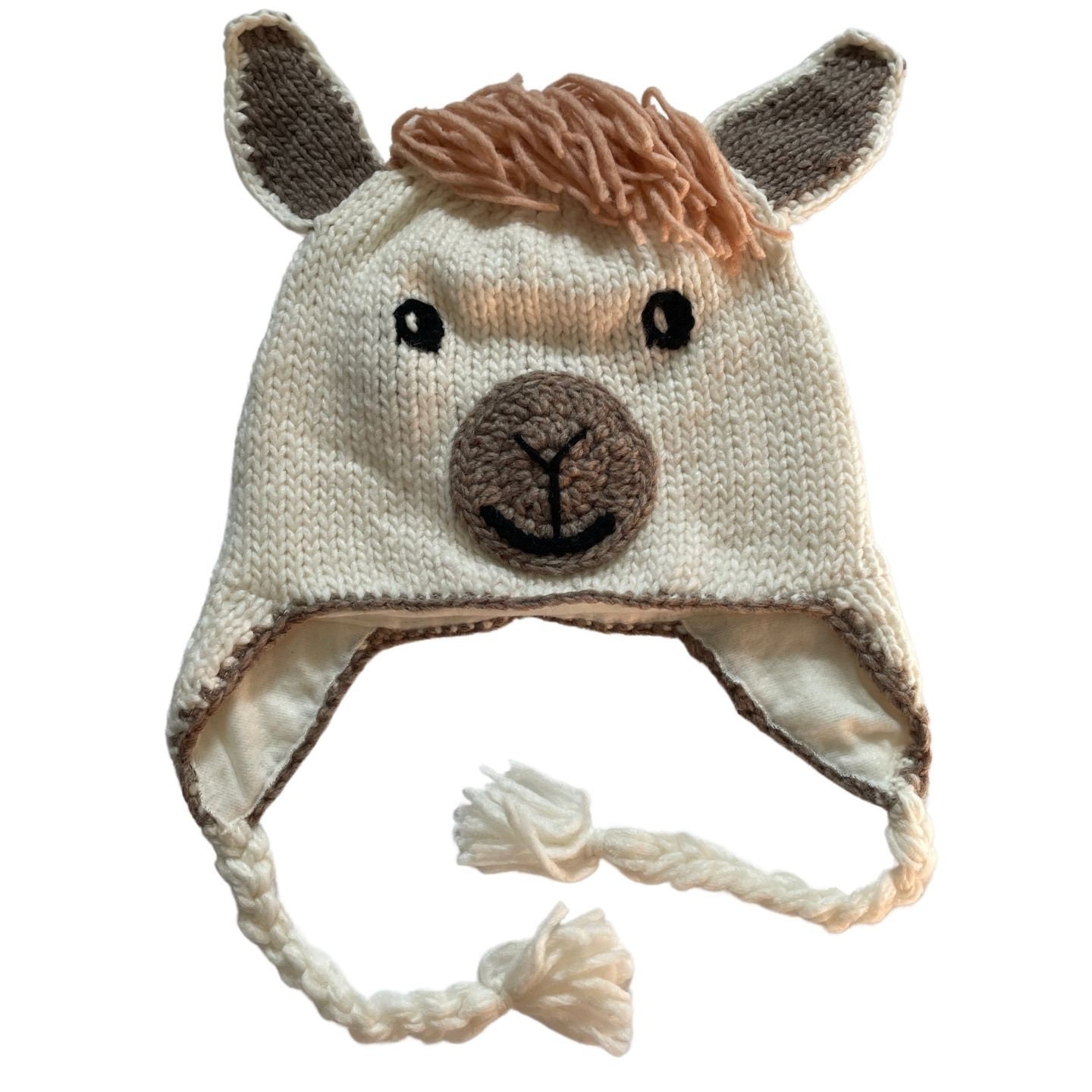 Valentinstag Geschenk Lama Mütze Kinder | Damen Hüte Ausgestattet Süße Wollmütze Tier Gestrickte Skimütze von LatinAmericanBoutiq