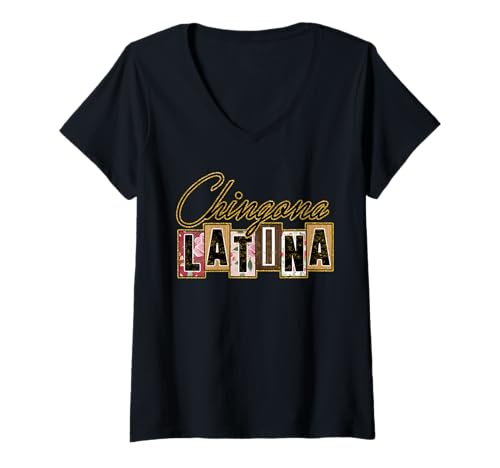 Damen Chingona Latina- Latina Geschenk T-Shirt mit V-Ausschnitt Damen Chingona Latina- Latina Geschenk T-Shirt mit V-Ausschnitt von Latina gifts