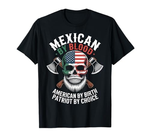 Mexikanische Blutflagge Patriotisches US-Erbe Mexiko Damen Herren T-Shirt Mexikanische Blutflagge Patriotisches US-Erbe Mexiko Damen Herren T-Shirt von Latino USA Identity Beard Warrior Pride Dad Mom