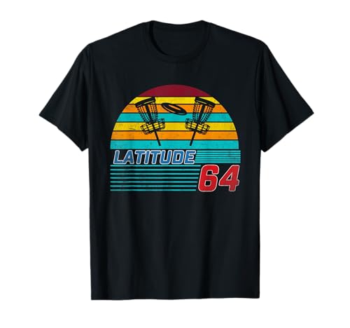 Latitude 64 Disc Golf Retro Vintage Herren Damen T-Shirt Latitude 64 Disc Golf Retro Vintage Herren Damen T-Shirt von Latitude 64 Disc Golf Retro Vintage Men Women