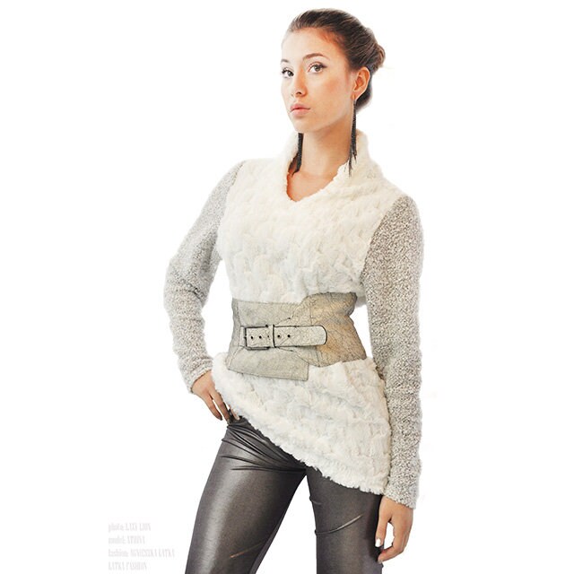 Pelzpullover Pelzpullover von Latkafashion