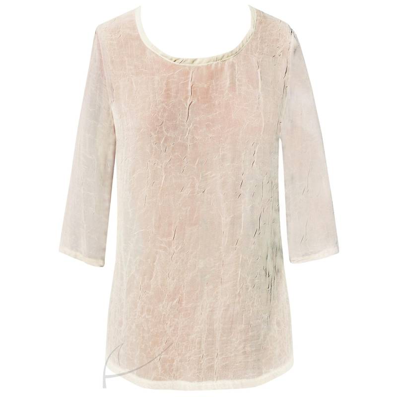 Transparente Bluse Mit 3/4 Ärmeln Transparente Bluse Mit 3/4 Ärmeln von Latkafashion