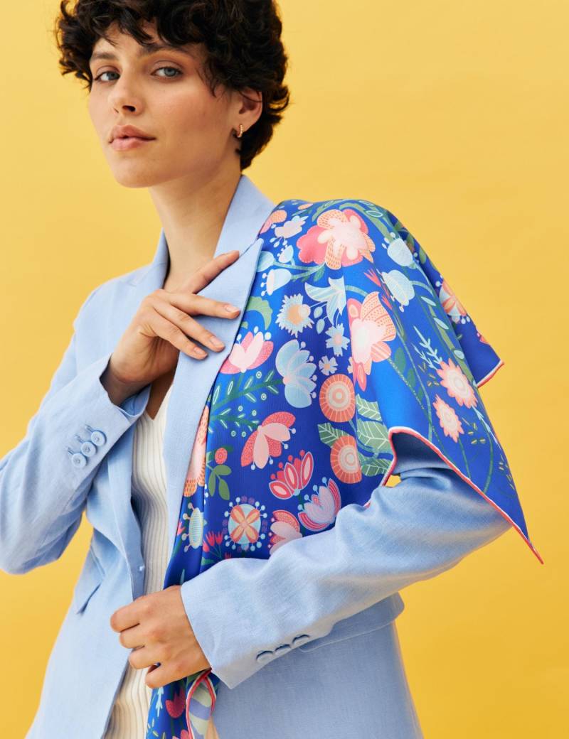 Seidenschal, Lila Kopftuch Aus 100% Seide, Großes Designer-Seidenbandana, Luxuriöse Seidenschals, Weihnachtsgeschenk Für Sie Seidenschal, Lila Kopftuch Aus 100% Seide, Großes Designer-Seidenbandana, Luxuriöse Seidenschals, Weihnachtsgeschenk Für Sie von LatonaSilk