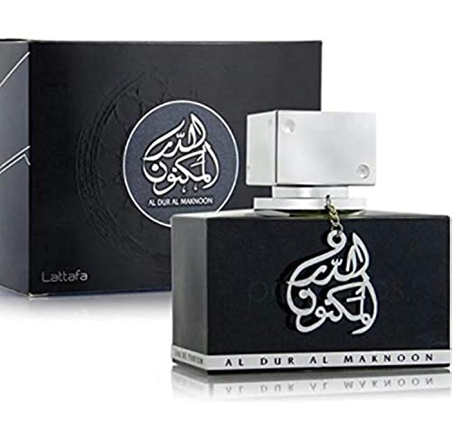 Al Dur Al Maknoon Silber Jasmin fruchtiger Patschuli Bernstein von Lattafa 100 ml Eau de Parfum von Lattafa