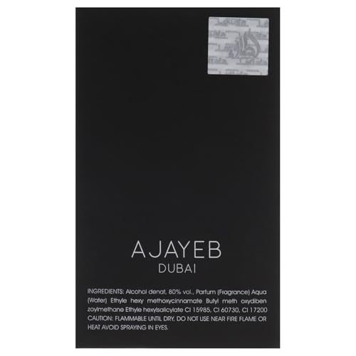 Lattafa Perfume Ajayeb Dubai Portrait Silver Eau de Perfume 100ml von Lattafa