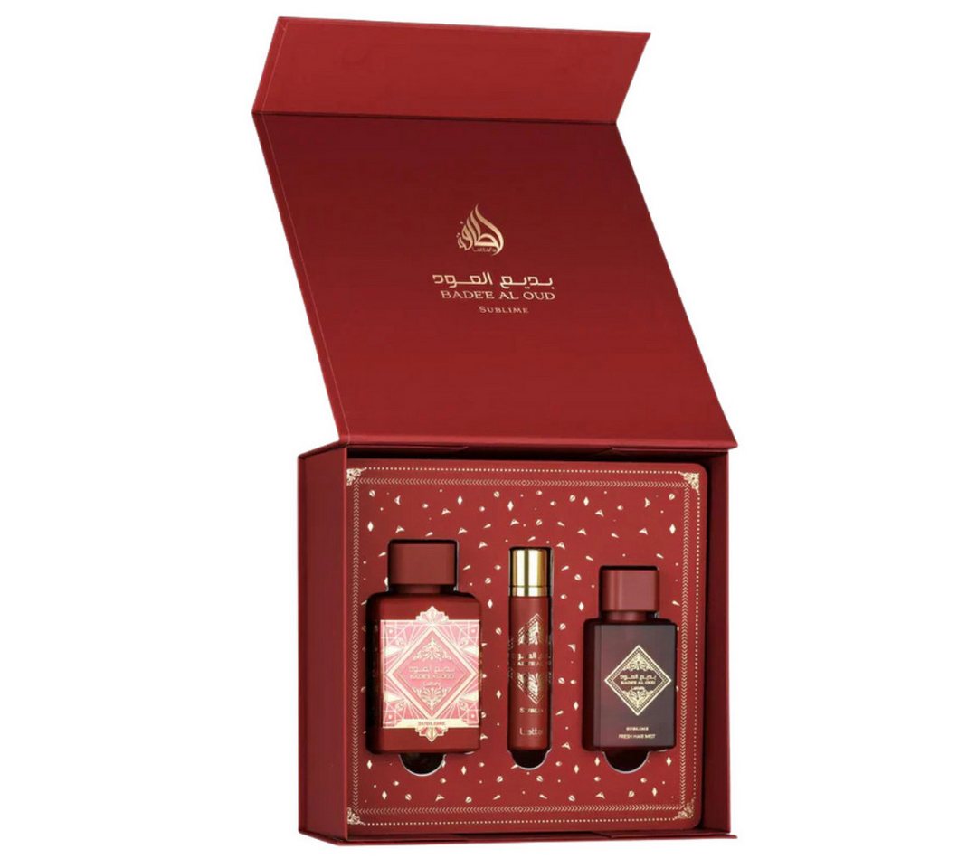 Lattafa Duft-Set Badee Al Oud Sublime Gift Set, 3-tlg. von Lattafa