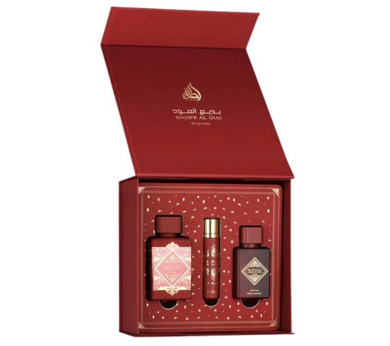 Lattafa Duft-Set Badee Al Oud Sublime Gift Set, 3-tlg. von Lattafa