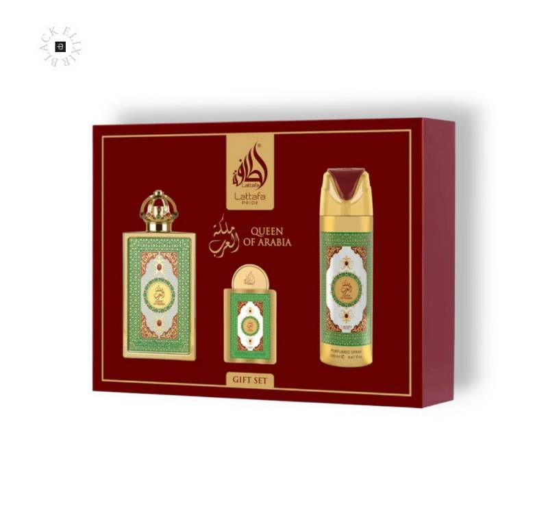 Lattafa Duft-Set Lattafa Pride Queen of Arabia Giftset EDP 100ML + EDP 20ML + PERFUMED von Lattafa