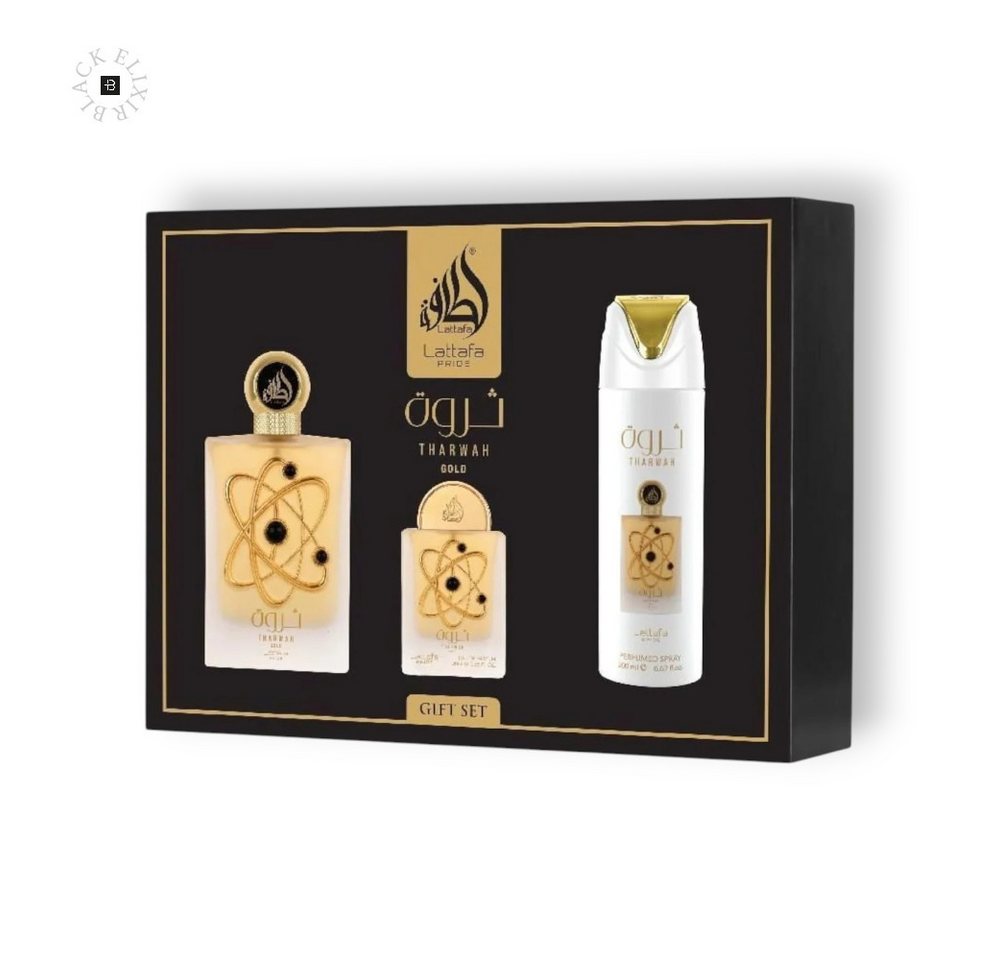 Lattafa Duft-Set Lattafa Tharwah Gold Eau de Parfum Set von Lattafa