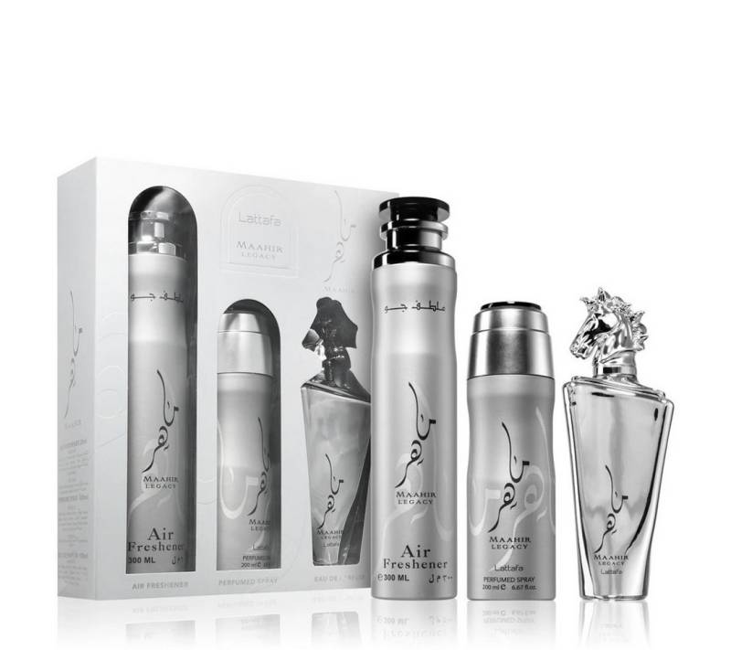 Lattafa Duft-Set Maahir Legacy Collection Set, 3-tlg. von Lattafa