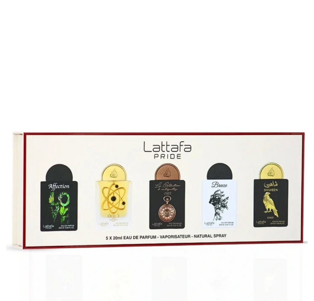 Lattafa Duft-Set Pride No. 01 Giftset Collection Eau de Parfum 5x20 ml, 5-tlg. von Lattafa