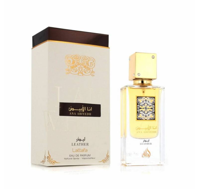Lattafa Eau de Parfum Ana Abiyedh Leder von Gold Parfüm Attar Edp Spray Halal Parfüm von Lattafa