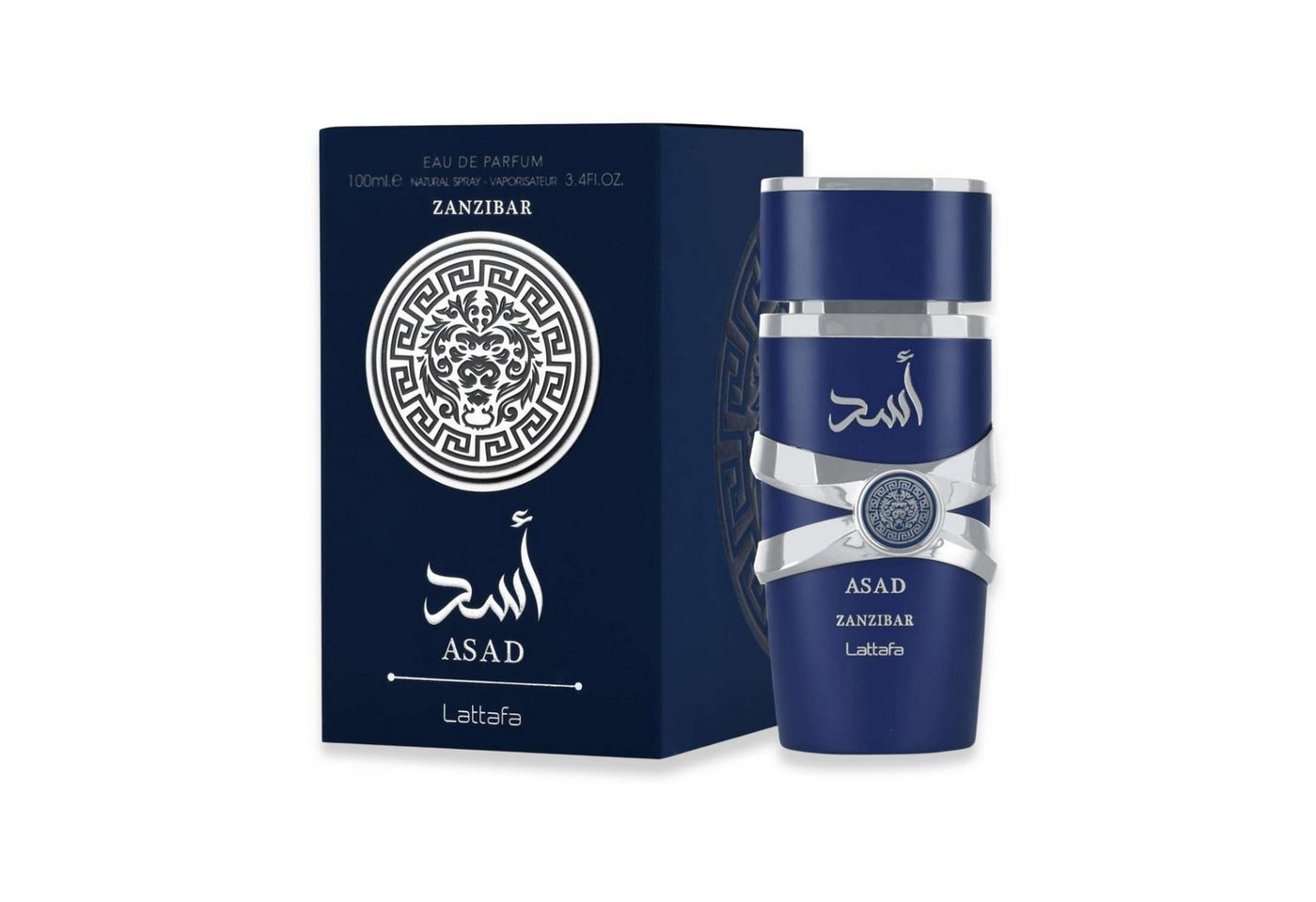 Lattafa Eau de Parfum Asad Zanzibar Fresh, Glasflakon, Parfüm EDP, Unisex Duft von Lattafa