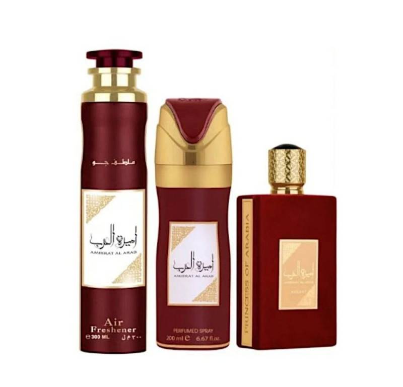 Lattafa Eau de Parfum Asdaaf Ameerat Al Arab SET Eau de Parfum 3 Teilig von Lattafa