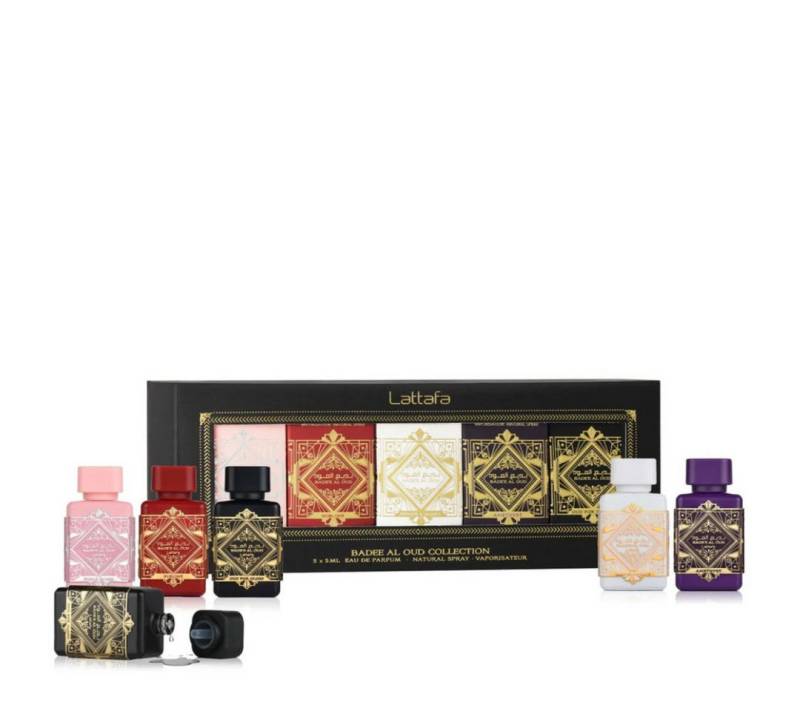 Lattafa Eau de Parfum Badee Al Oud Collection Miniaturen-Set 5x 5 ml, 5-tlg. von Lattafa