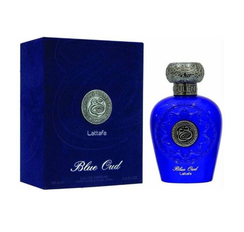 Lattafa Eau de Parfum Blue Oud, Glasflakon, Parfüm EDP, Unisex Duft von Lattafa