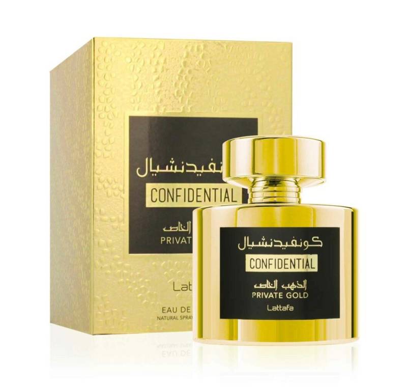 Lattafa Eau de Parfum Confidential Private Gold - EDP - Volume: 100ml von Lattafa