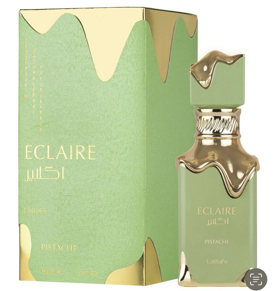 Lattafa Eau de Parfum Eclaire Banoffi, Eclaire Pistache, Eau De Parfum 100 Ml, Unisex, New Launch von Lattafa