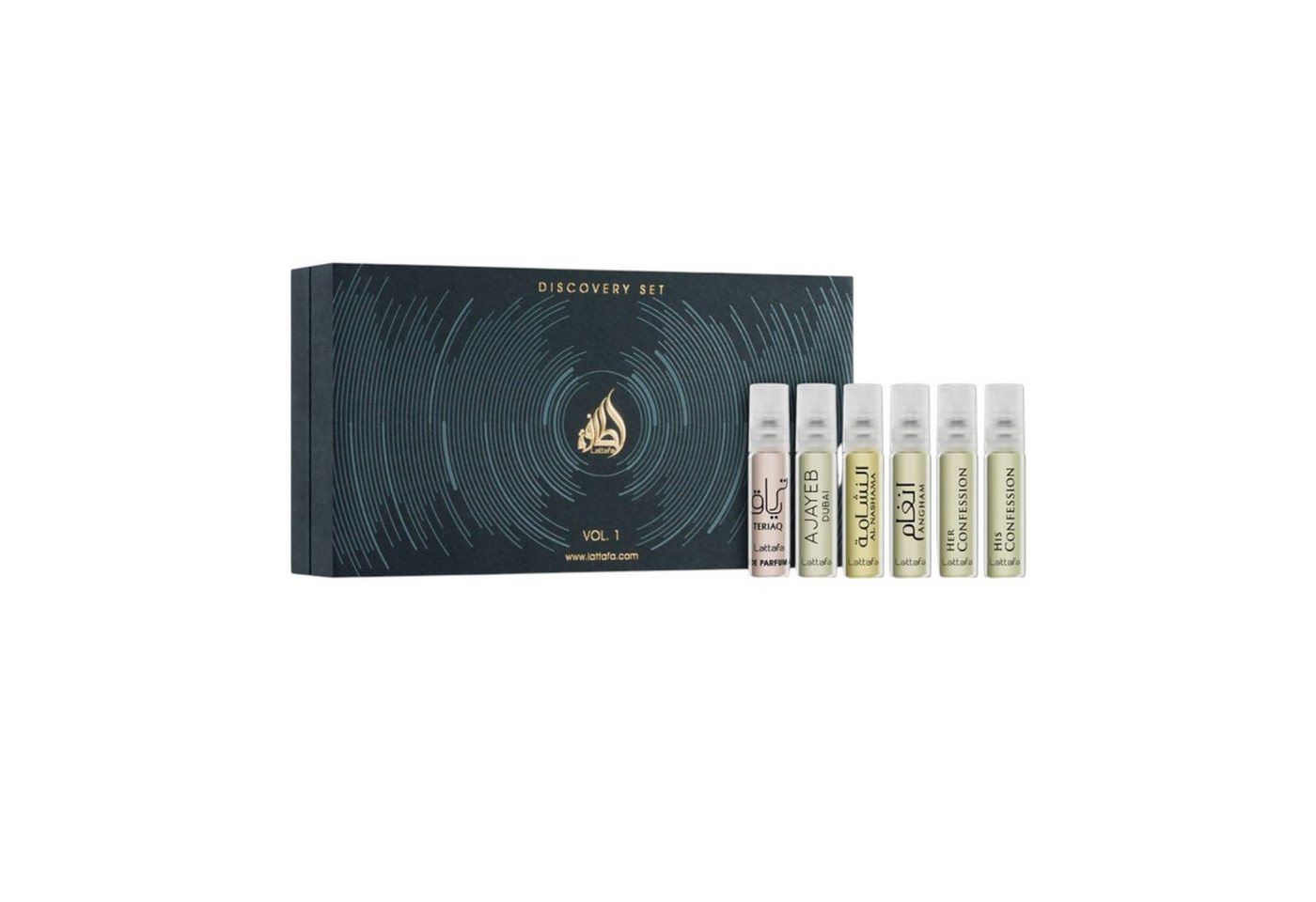 Lattafa Eau de Parfum Lattafa Discovery Set Vol. 1, 6-tlg. von Lattafa