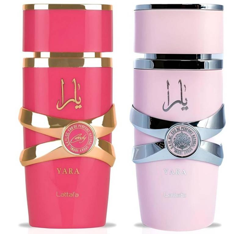 Lattafa Eau de Parfum Lattafa Yara 100ml EdP + Yara Candy 100ml EdP Damen SET von Lattafa
