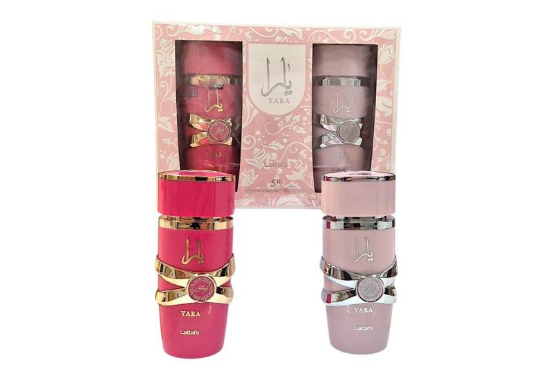 Lattafa Eau de Parfum Lattafa Yara und Yara Candy Set Eau de Parfum 2x100ml von Lattafa