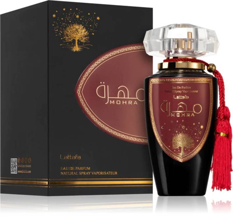 Lattafa Eau de Parfum "Mohra" Exquisite Duftkomposition für Damen & Herren, Luxuriöser Unisex-Duft mit frischen, würzigen und holzigen Noten von Lattafa