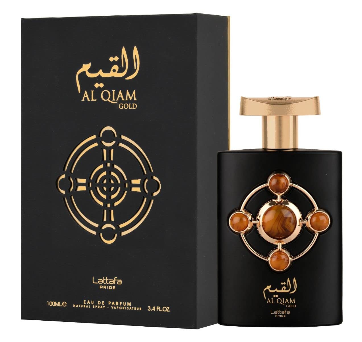 Lattafa Eau de Parfum Pride Al Qiam Gold, Glasflakon, Parfüm EDP, Unisex Duft von Lattafa