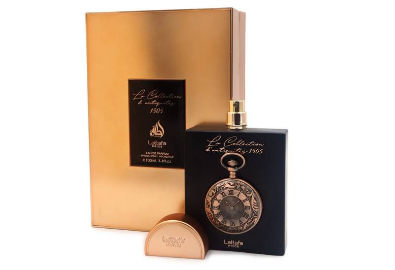 Lattafa Eau de Parfum Pride La Collection d'Antiquités 1505 Unisex Damen & Herren EDP Spray, LATTAFA, Damenparfüm, Glasflakon, Herrenparfüm, Unisexduft von Lattafa